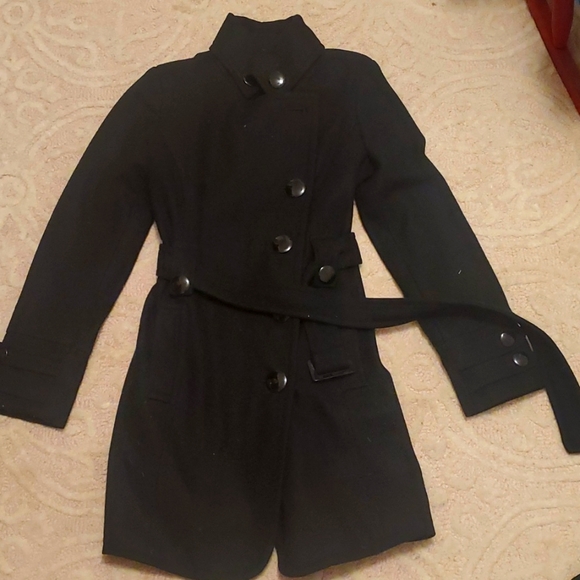 Womens Black Peacoat - Picture 1 of 2